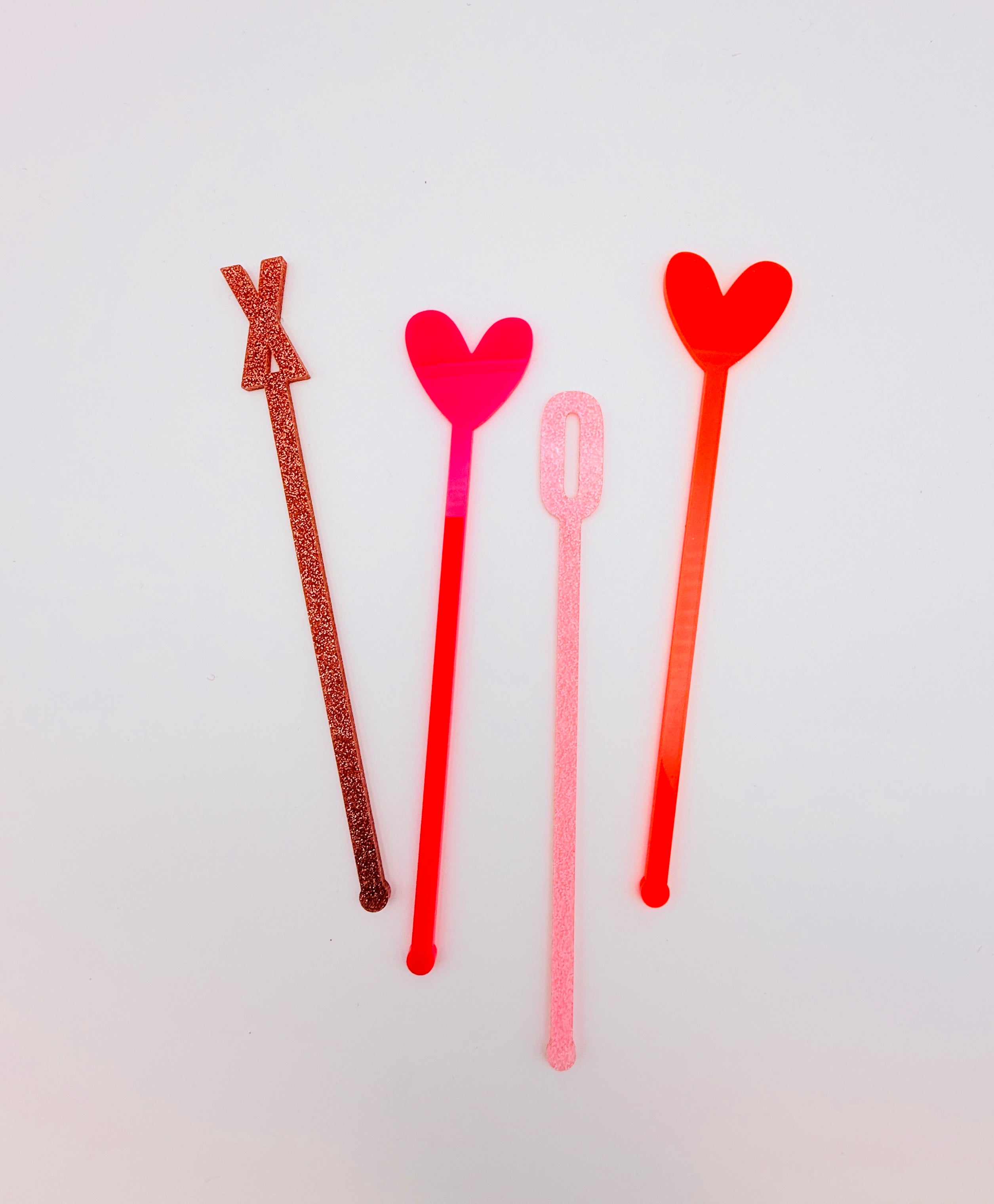 XO Valentine Swizzle Sticks