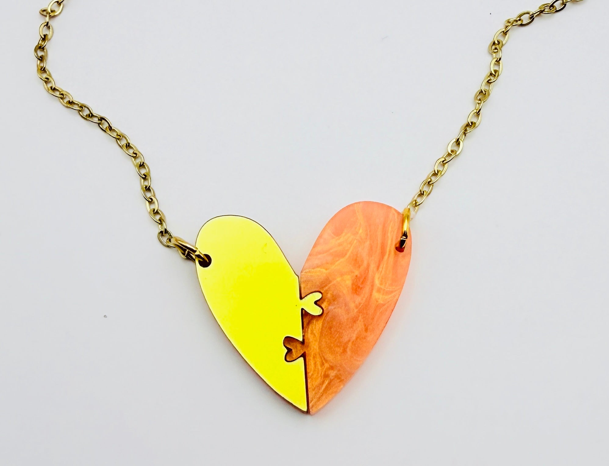 BFF Heart Necklace