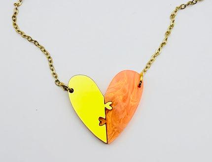 BFF Heart Necklace