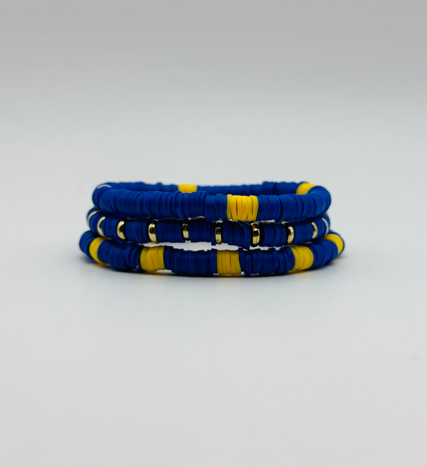 Bracelet Spirit Stack - Blue and Yellow