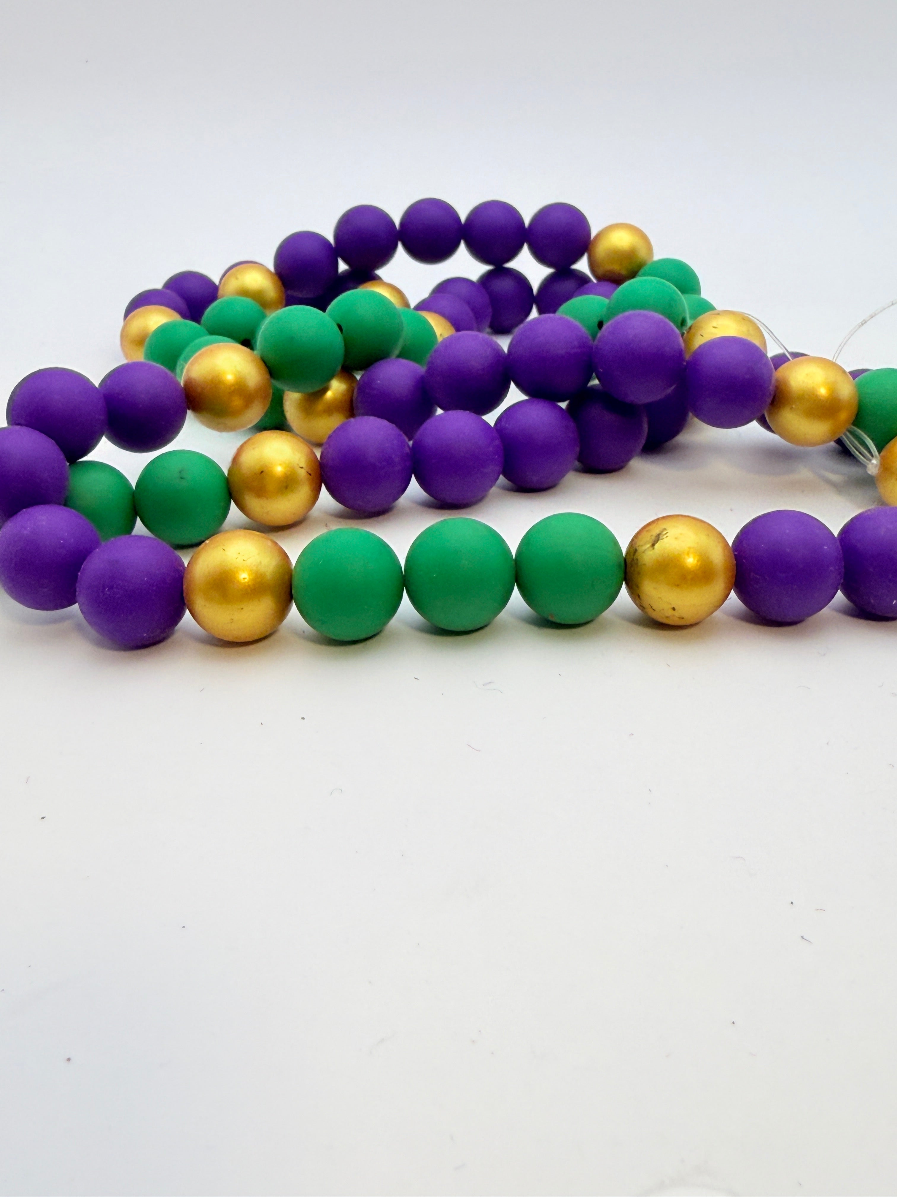 Mardi Gras Beaded Garland