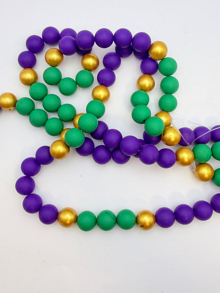 Mardi Gras Beaded Garland