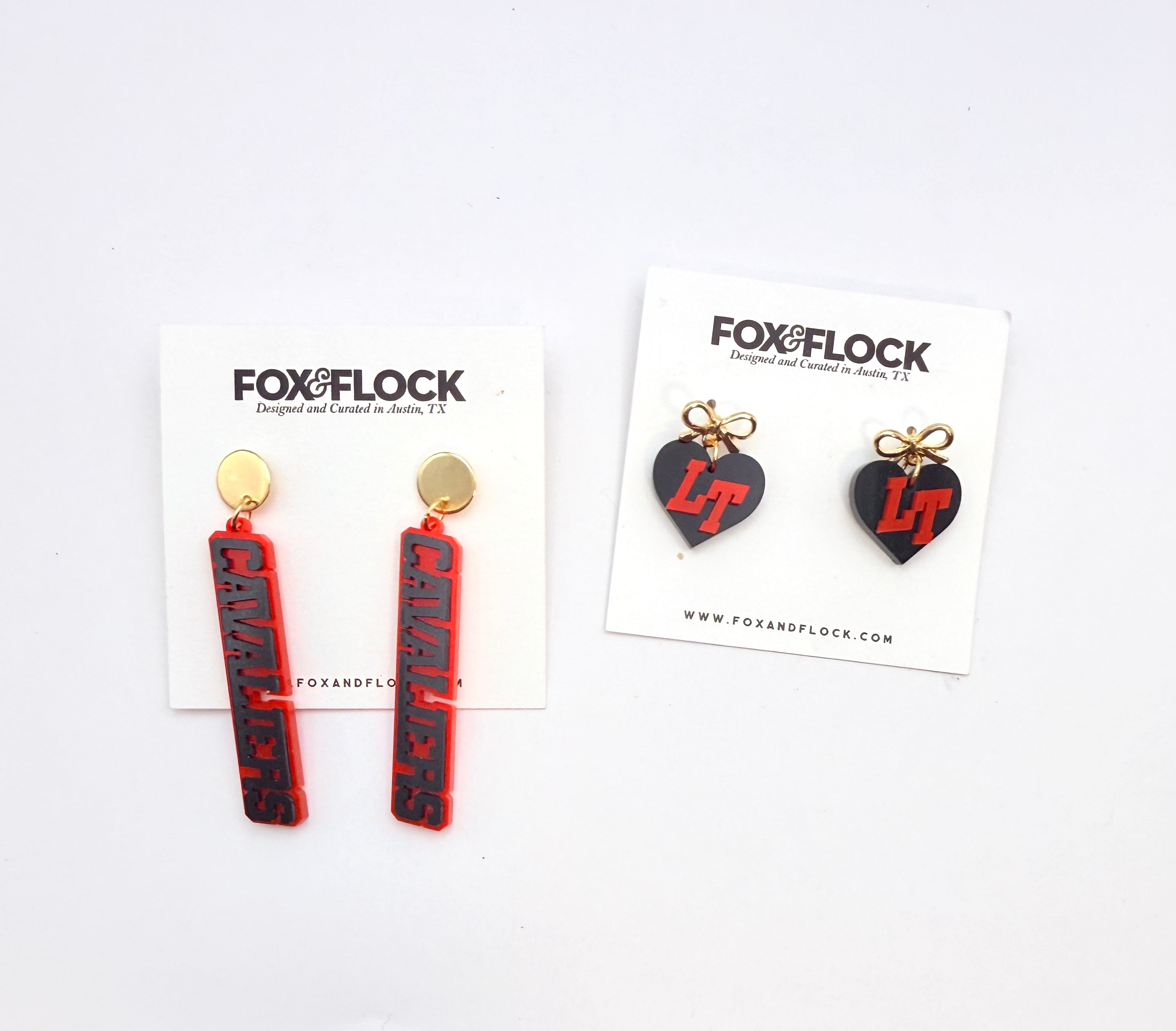 Lake Travis Cavalier Spirit Earrings