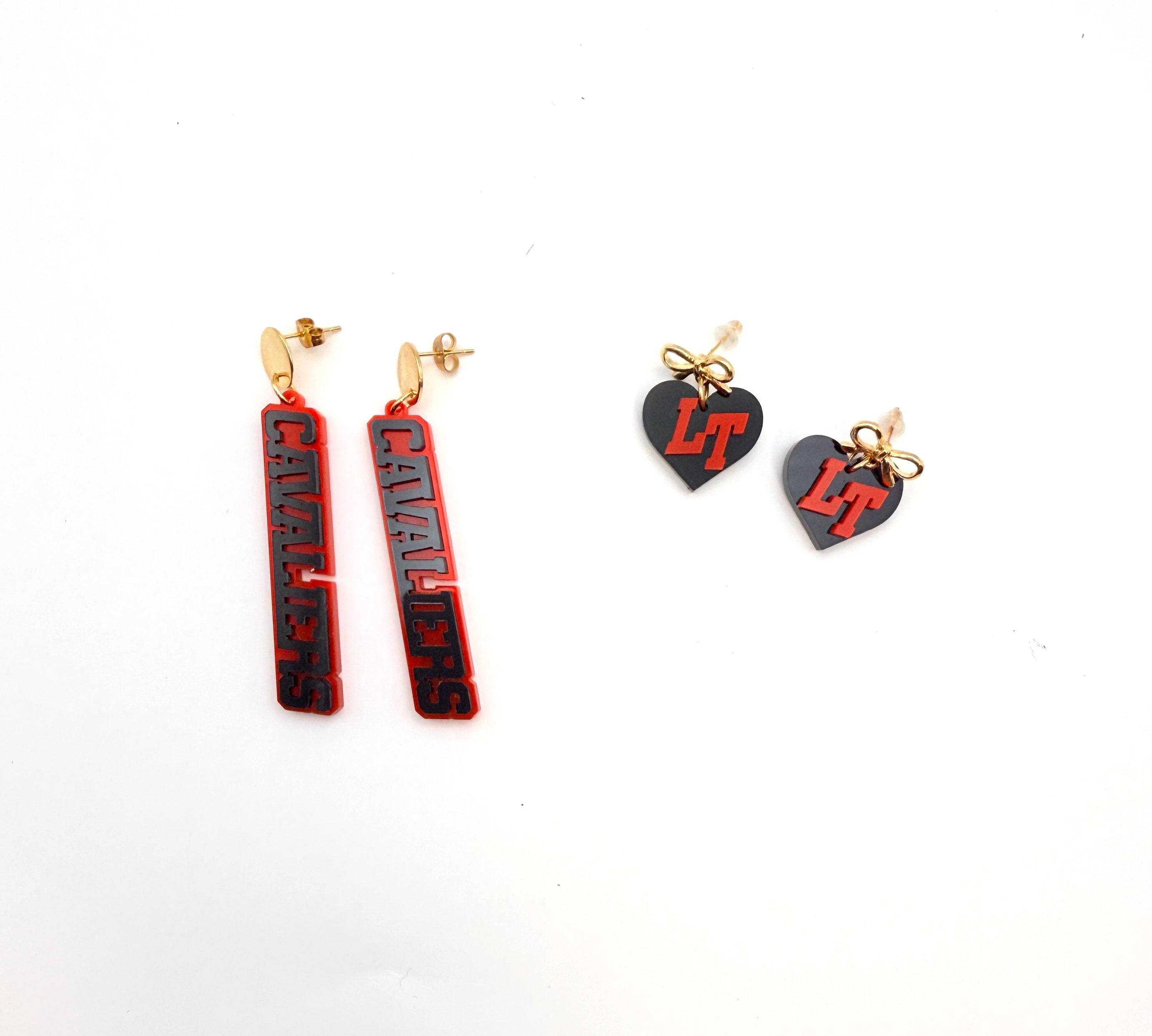 Lake Travis Cavalier Spirit Earrings