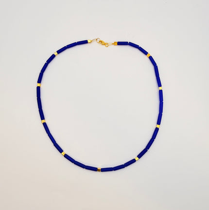 The Blue and Gold Necklace