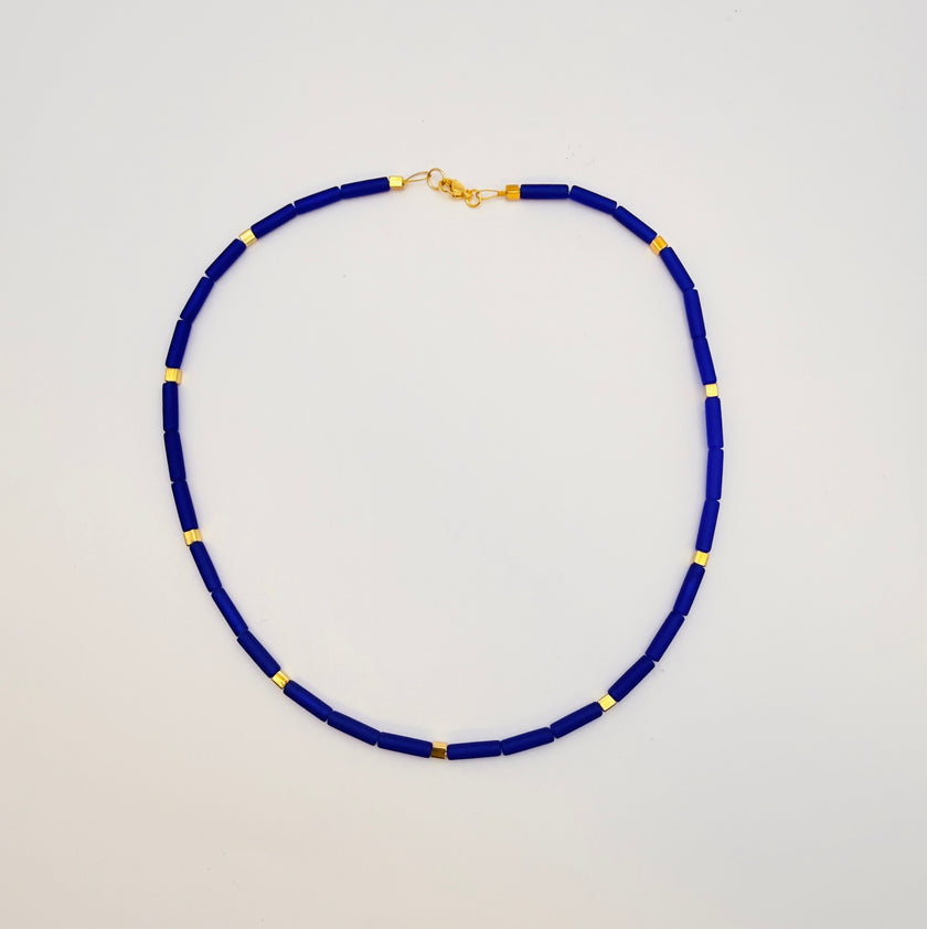 The Blue and Gold Necklace
