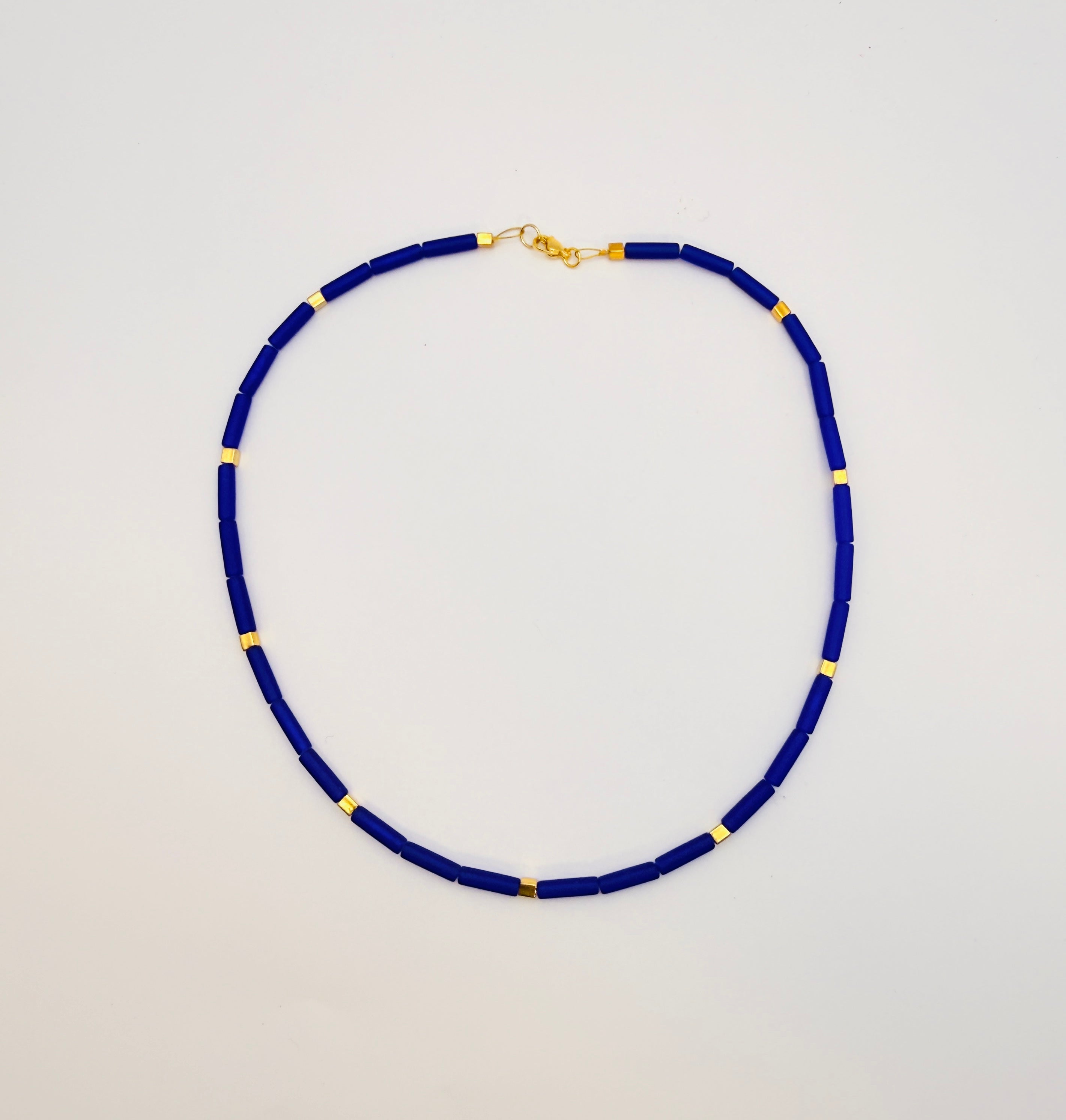 The Blue and Gold Necklace