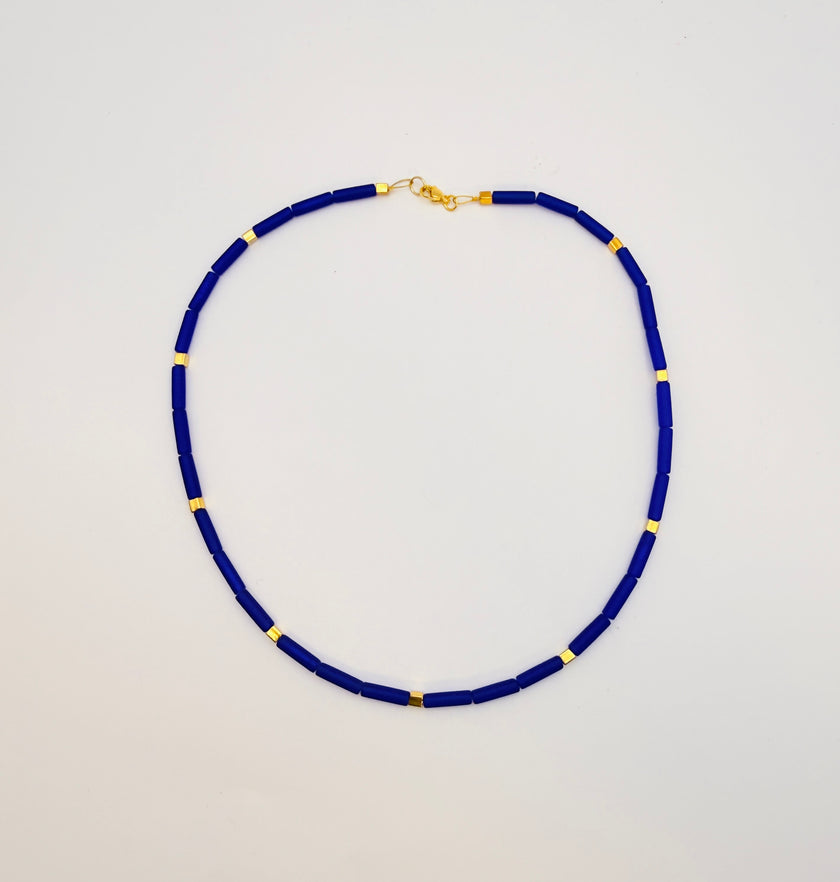 The Blue and Gold Necklace