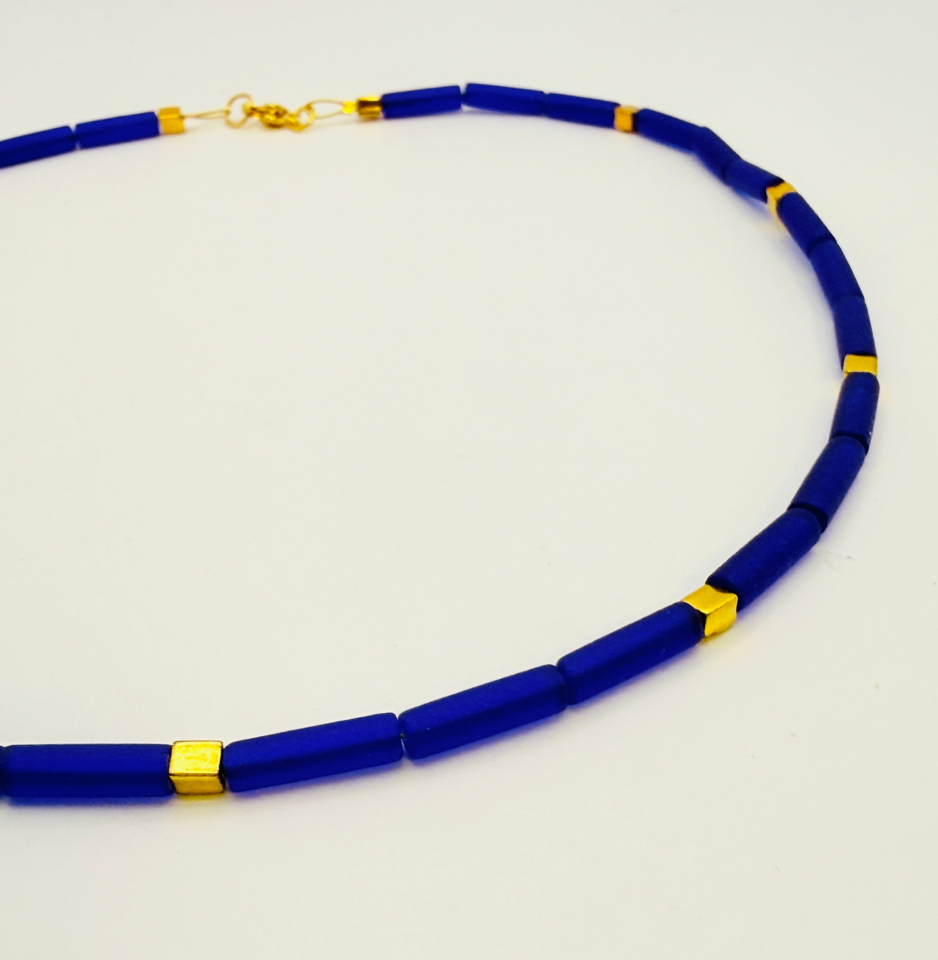 The Blue and Gold Necklace