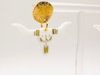 Longhorn Gold Stud Earrings