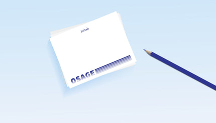 Personalized Camp Stationery - Camp Ozark and OTX Caddo or Osage