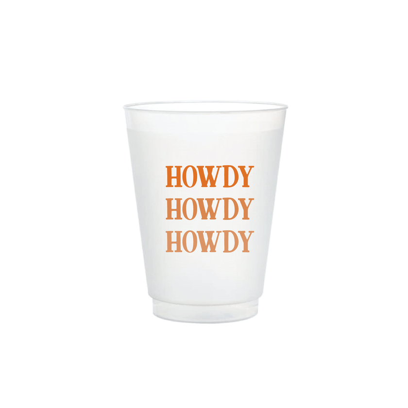 Howdy Cups - Set of 8