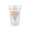 Longhorn Styrofoam Cups - Set of 12