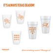 Longhorn Styrofoam Cups - Set of 12