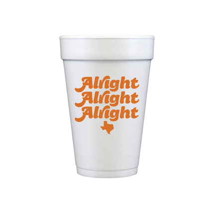 Corny Dogs Styrofoam Cups - Set of 10