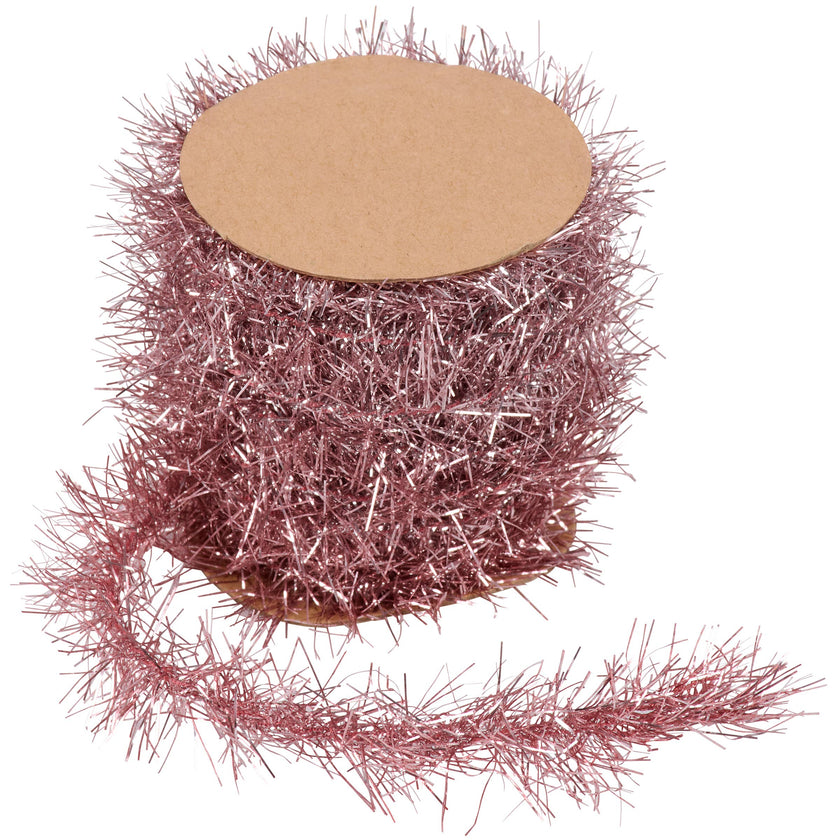 Pink Tinsel Garland