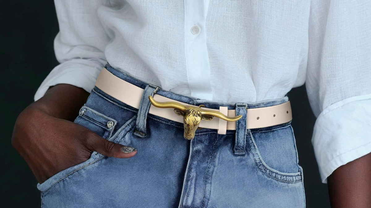 Signature Longhorn Western Belt for Women