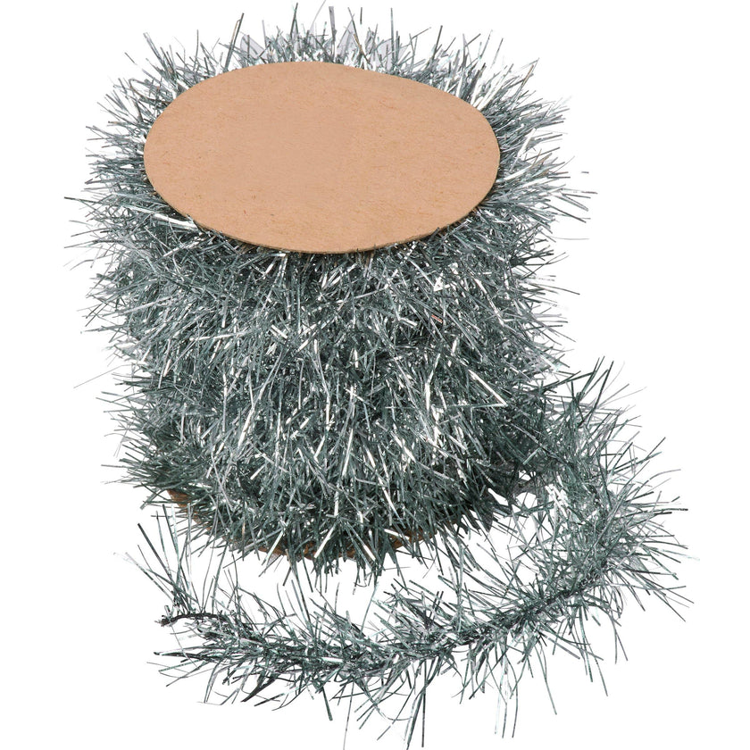 Pale Blue Tinsel Garland