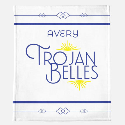 Trojan Belles Minky Blanket - 50